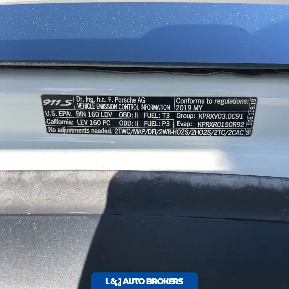 2019 Porsche 911 Carrera 4S