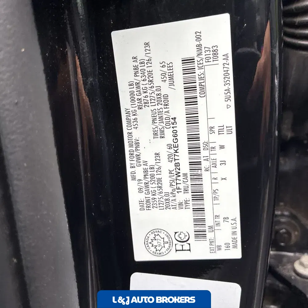 2019 Ford F250 S/D Platinum