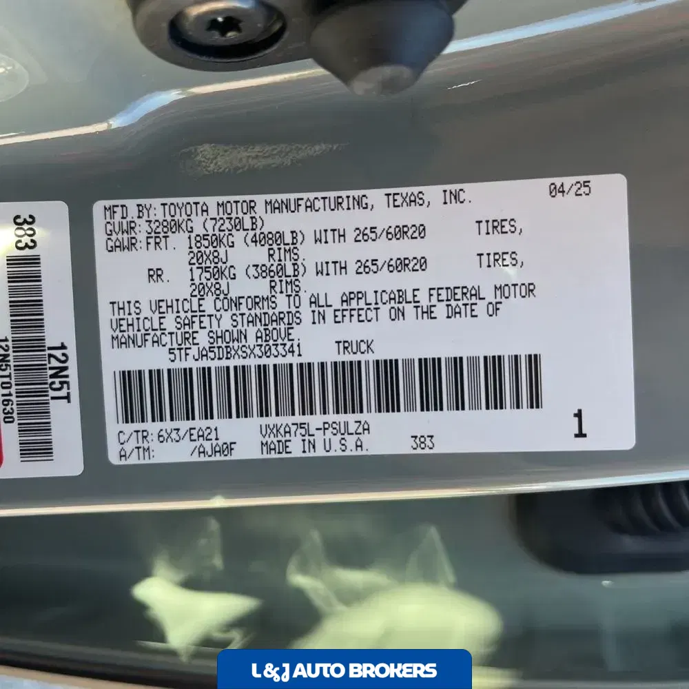 2025 Toyota Tundra Limited