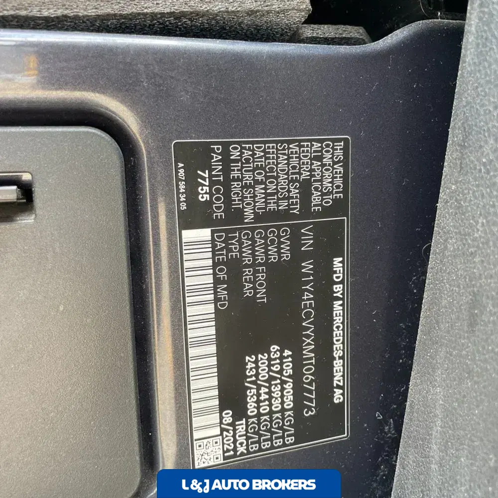 2021 Mercedes-Benz Sprinter 2500
