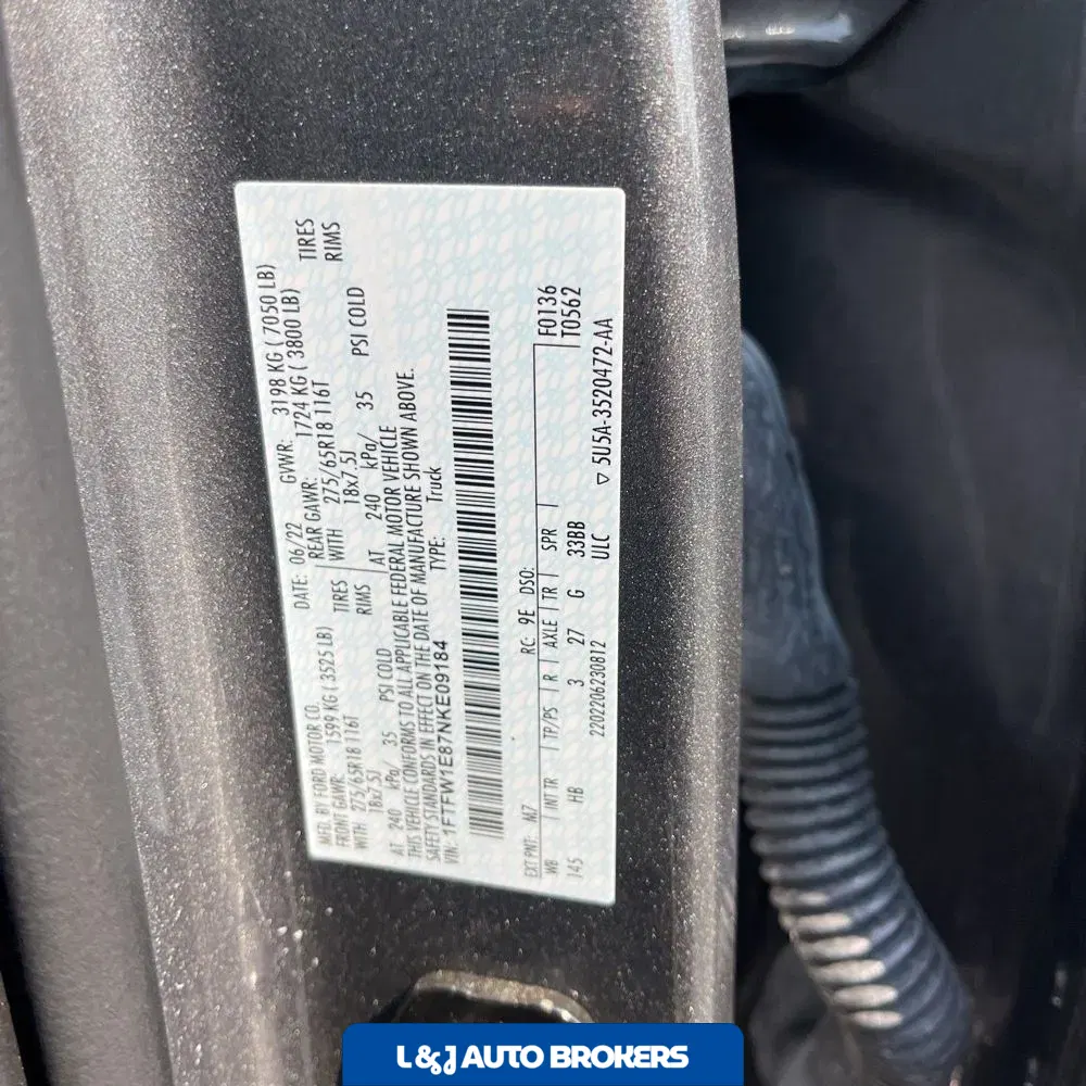 2022 Ford F-150 Lariat