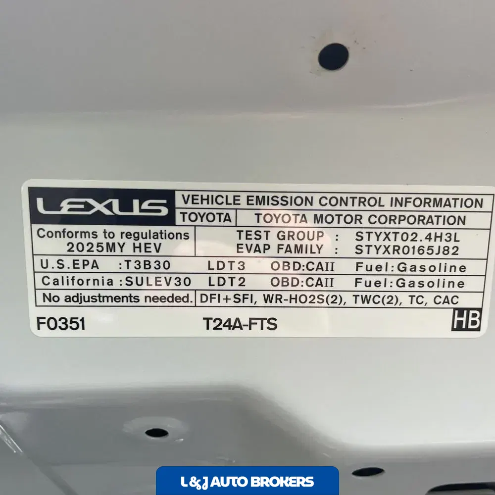 2025 Lexus TX 500h F SPORT Performance Premium