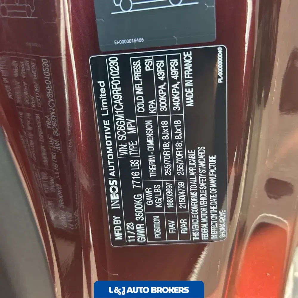 2024 INEOS Grenadier Base