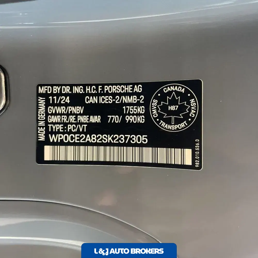 2025 Porsche 718 Boxster Spyder RS