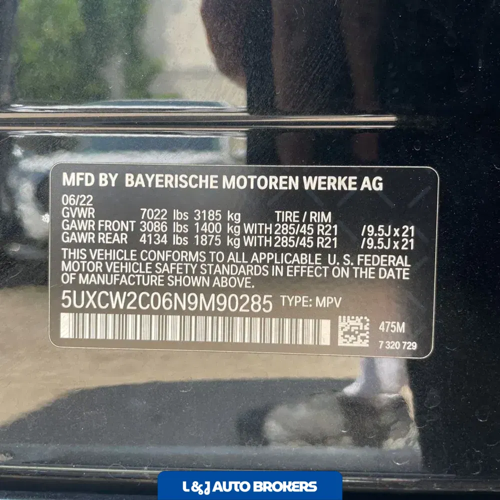 2022 BMW X7 XDrive40i