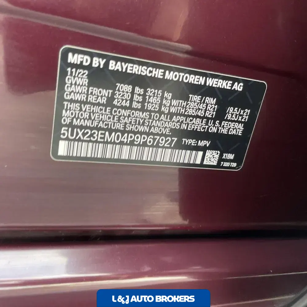 2023 BMW X7 XDrive40i