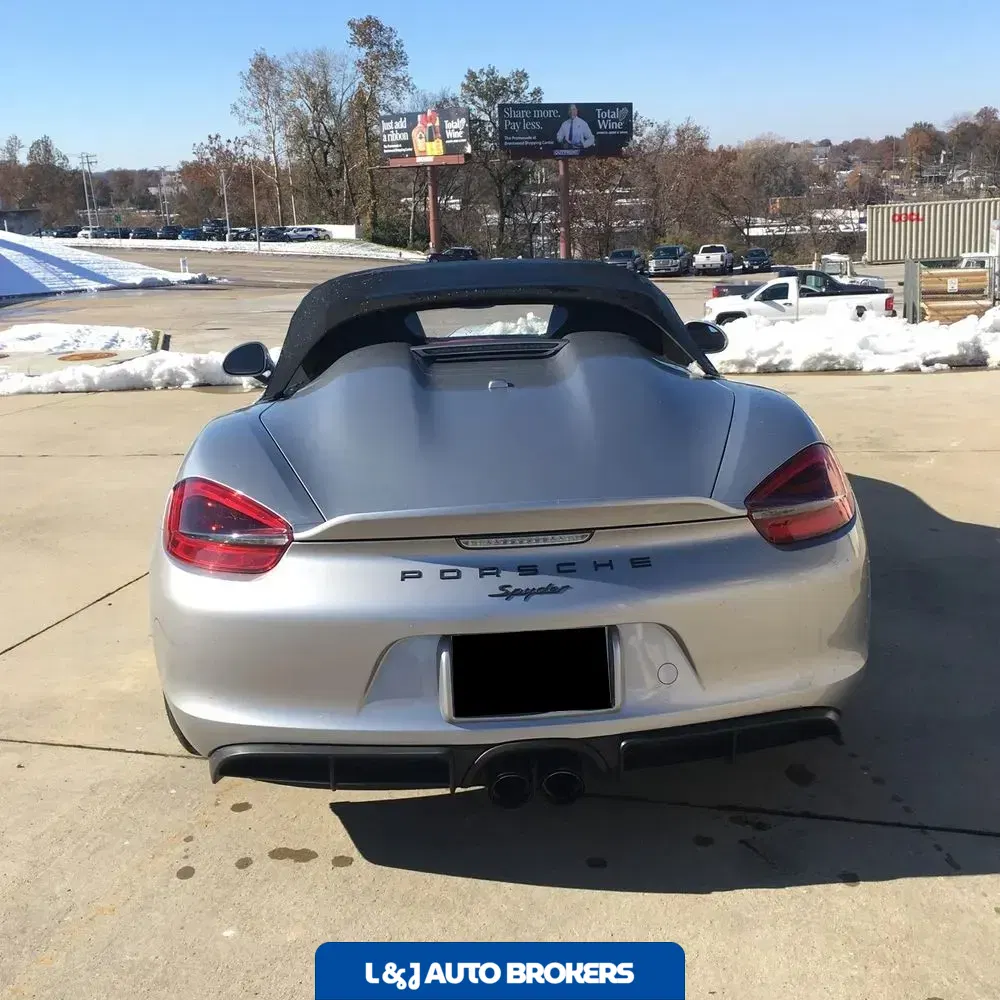 2016 Porsche Boxster Spyder