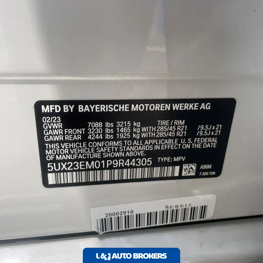 2023 BMW X7 XDrive40i