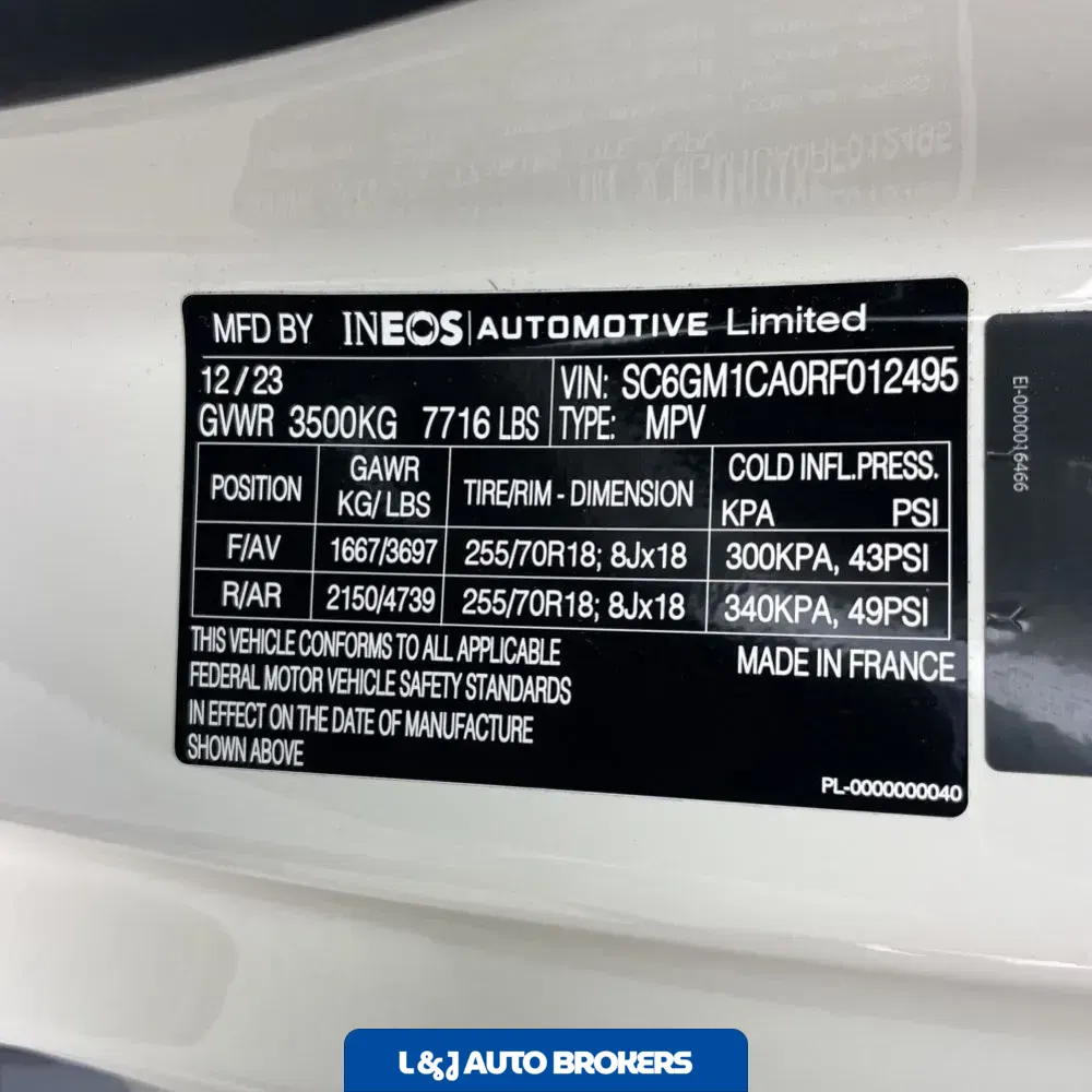 2024 INEOS Grenadier Base