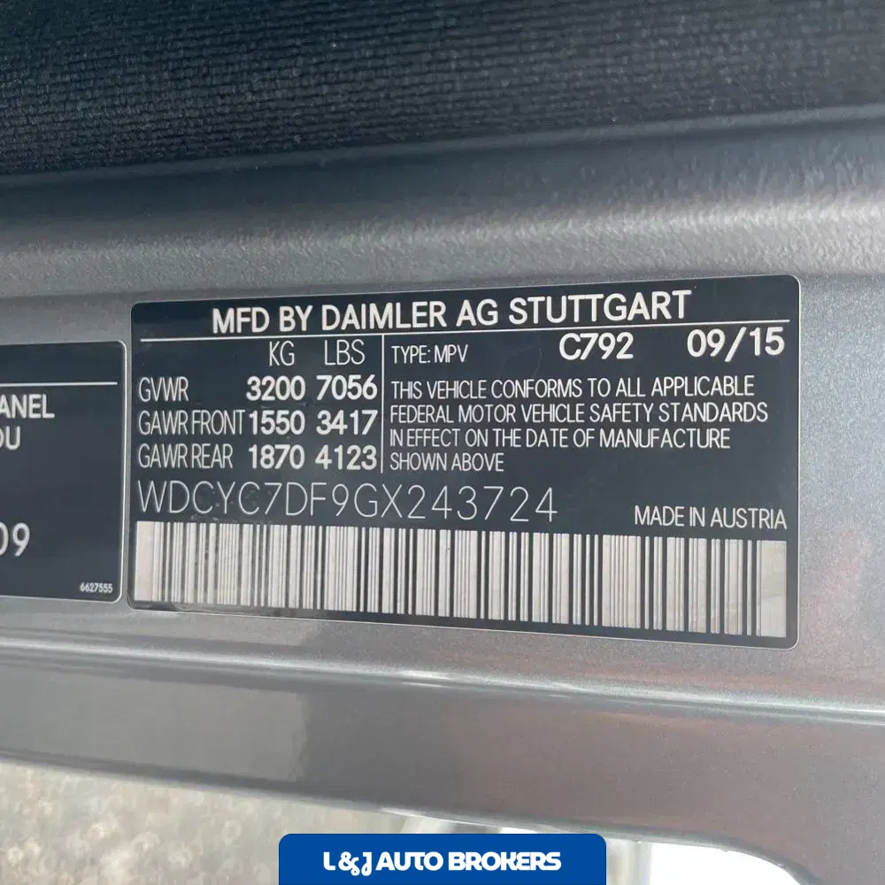 2016 Mercedes-Benz G-Class AMG G 63