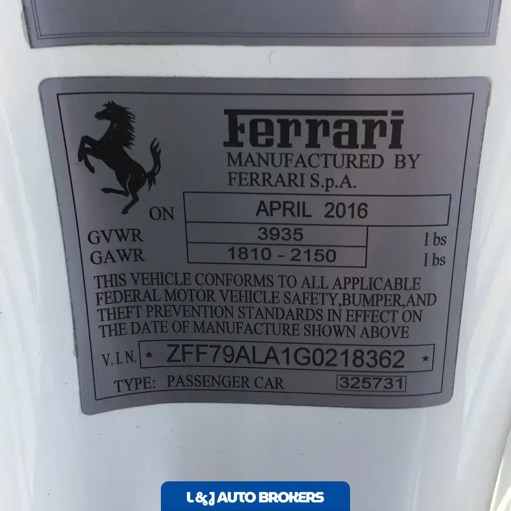 2016 Ferrari 488 GTB