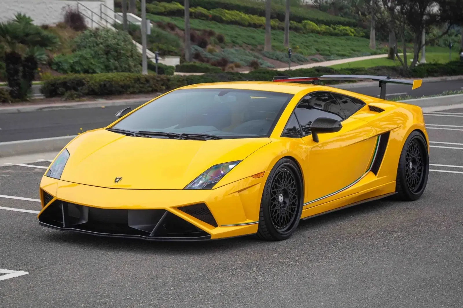 Twin-Turbocharged 2014 Lamborghini Gallardo LP570-4 Squadra Corse 6-Speed Conversion