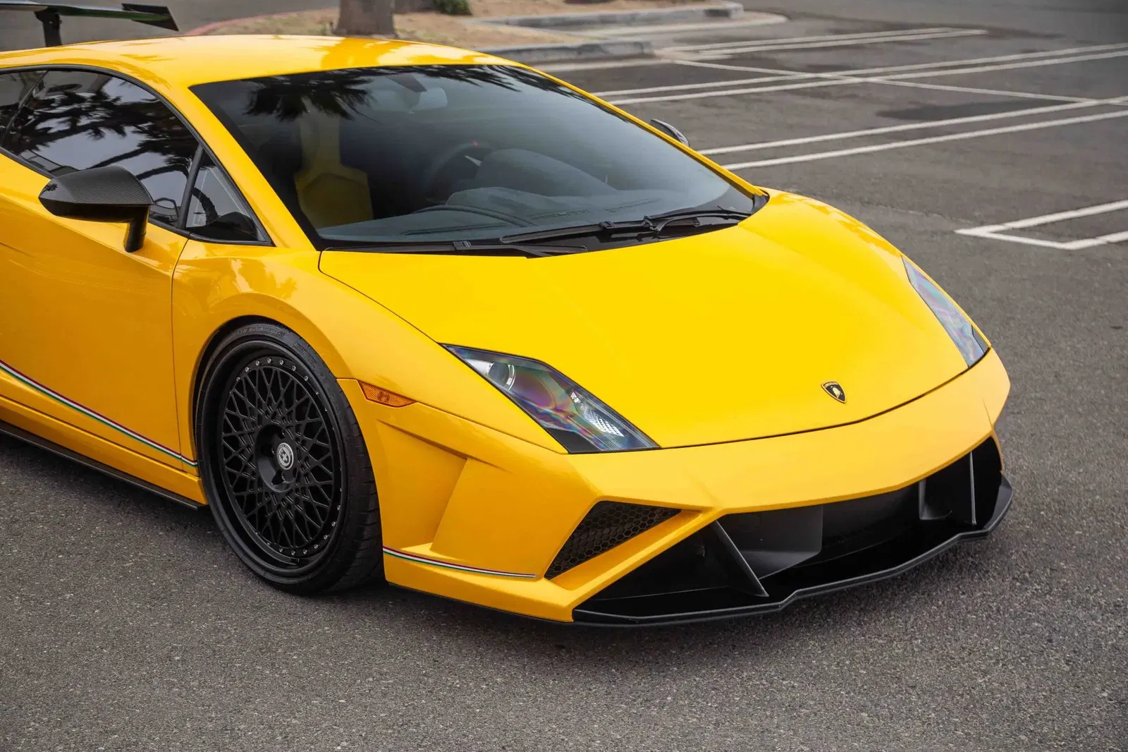 Twin-Turbocharged 2014 Lamborghini Gallardo LP570-4 Squadra Corse 6-Speed Conversion
