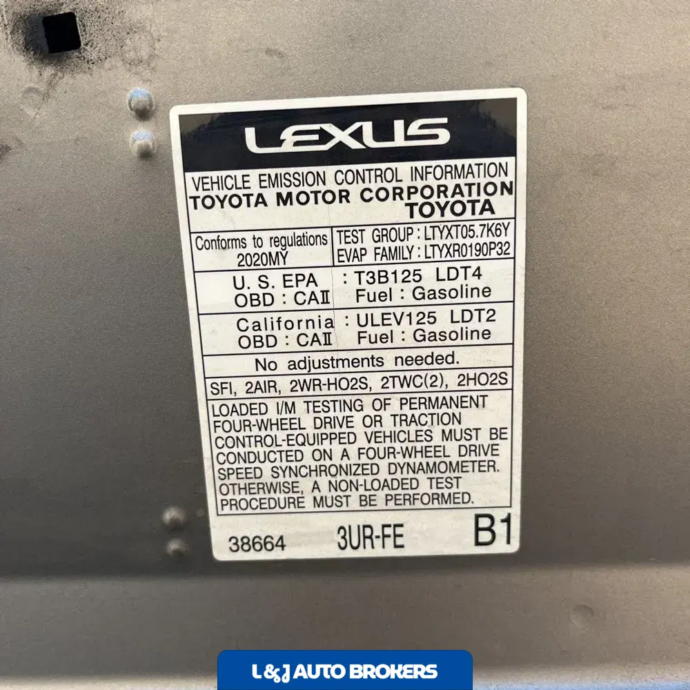 2020 Lexus LX 570 Three-Row