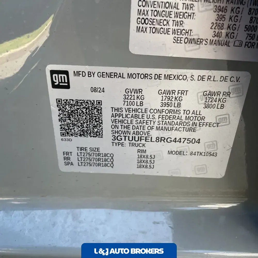 2024 GMC Sierra 1500 AT4X
