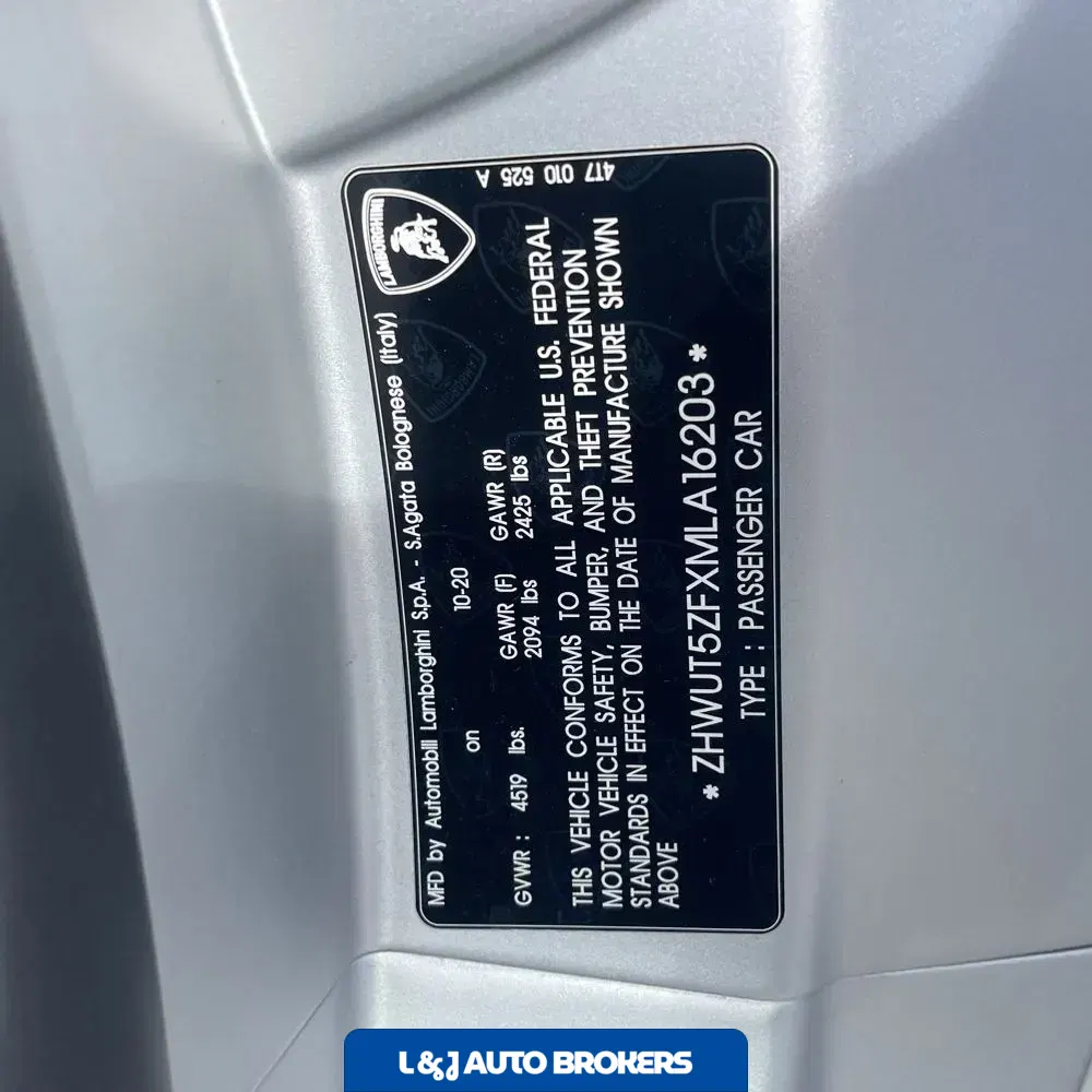 2021 Lamborghini Huracan EVO