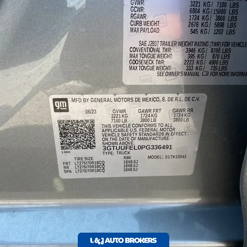 2023 GMC Sierra 1500 AT4X