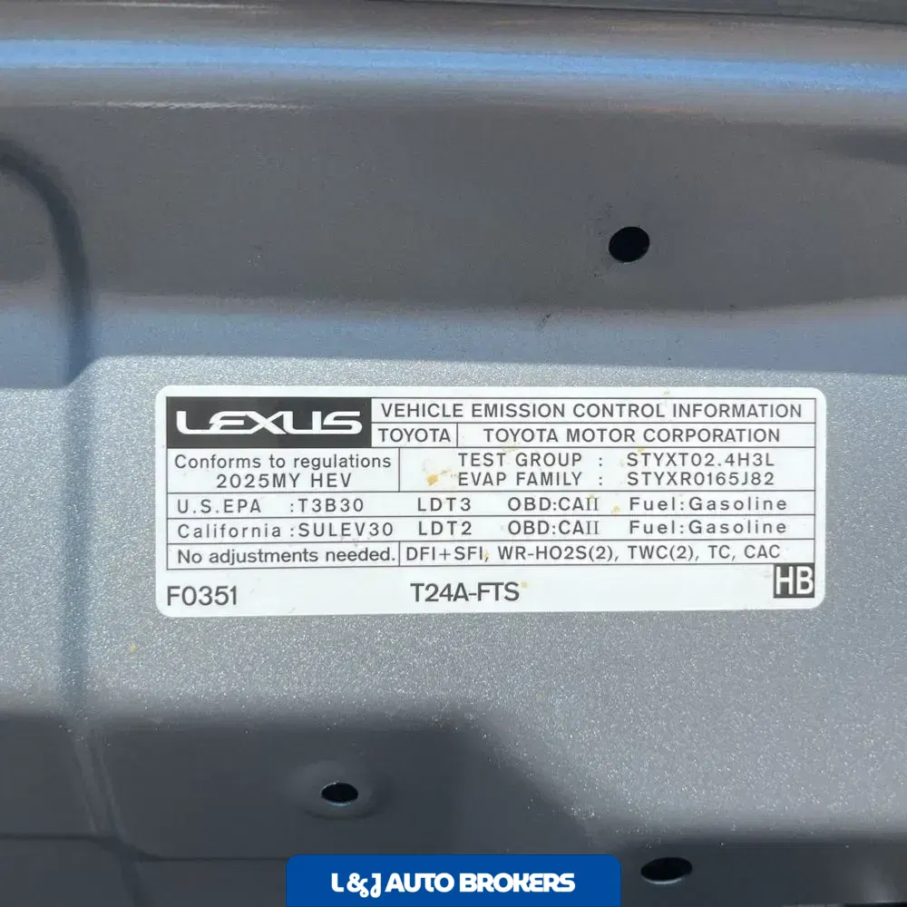 2025 Lexus TX 500h F SPORT Performance Premium