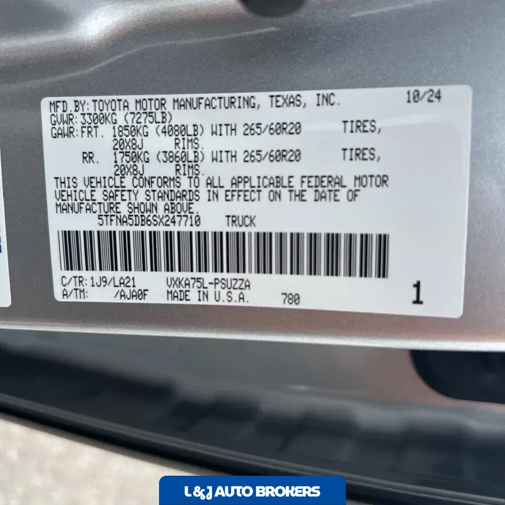 2025 Toyota Tundra Platinum