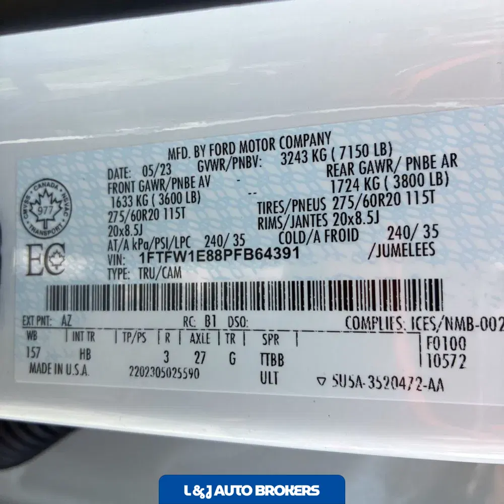 2023 Ford F150 Lariat