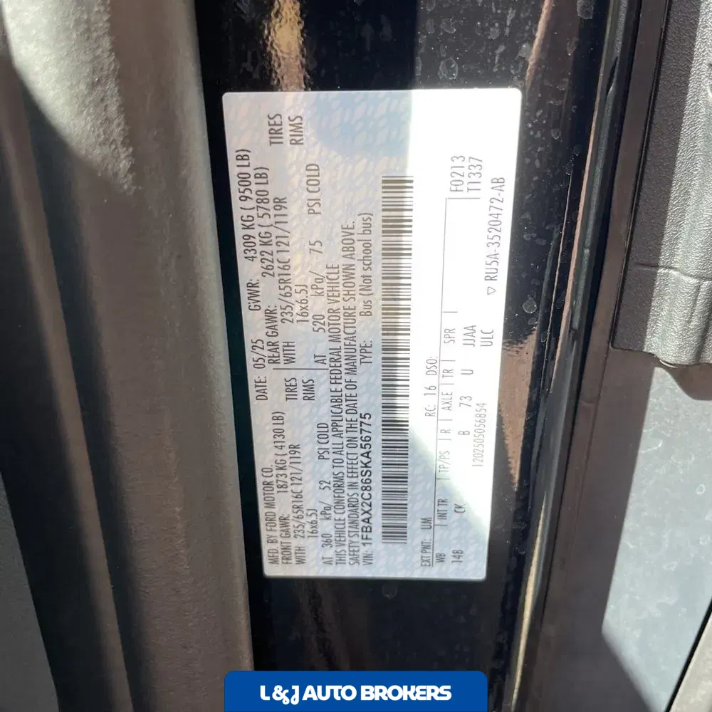 2025 Ford Transit 350 XLT