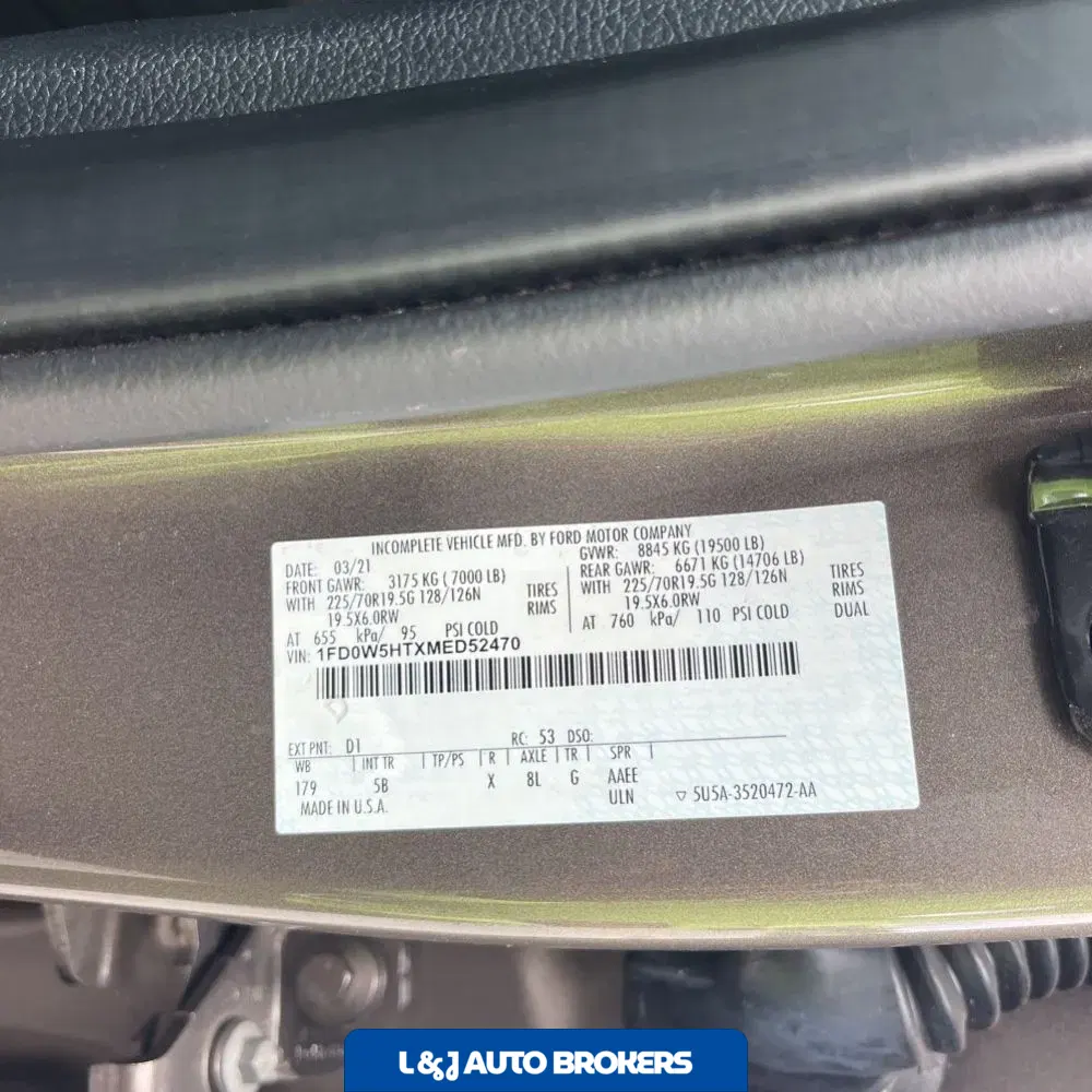 2021 Ford Commercial CA60-84 CREW CAB  4X4 6.7L