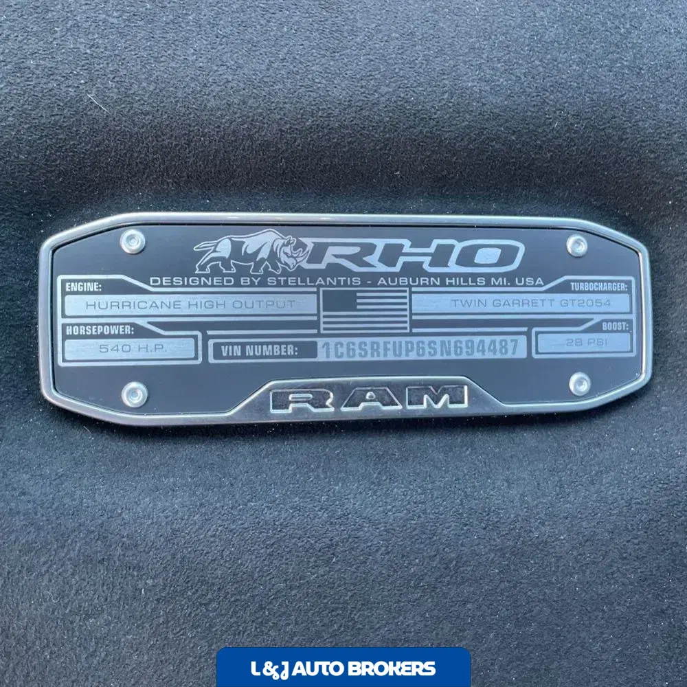 2025 Ram 1500 RHO