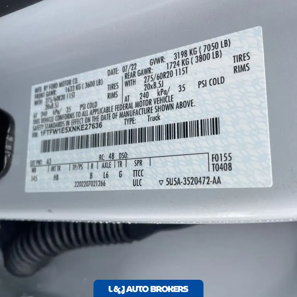 2022 Ford F-150 Lariat