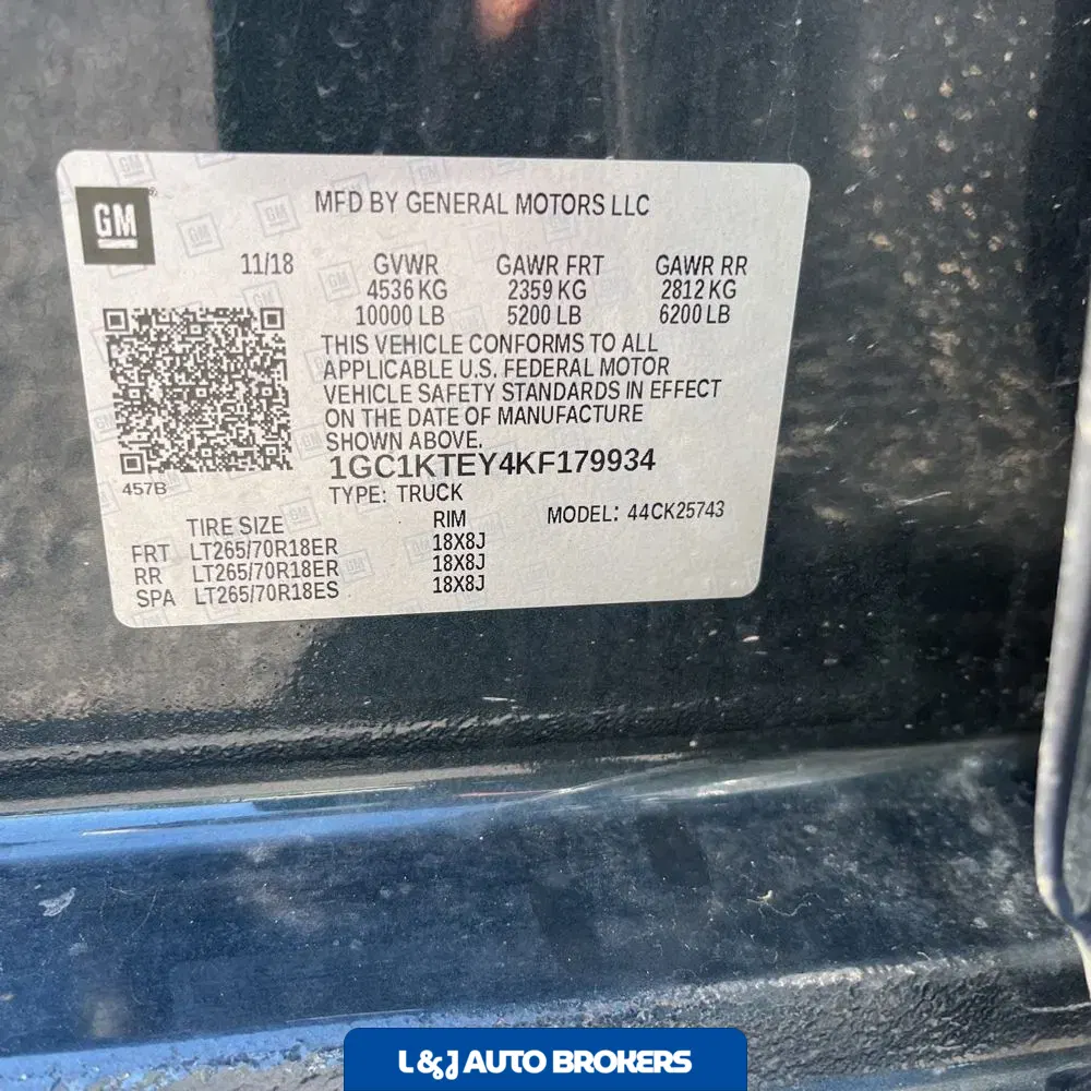 2019 Chevrolet Silverado 2500HD LTZ