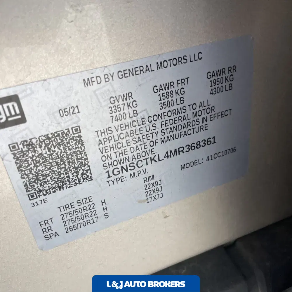 2021 Chevrolet Tahoe High Country