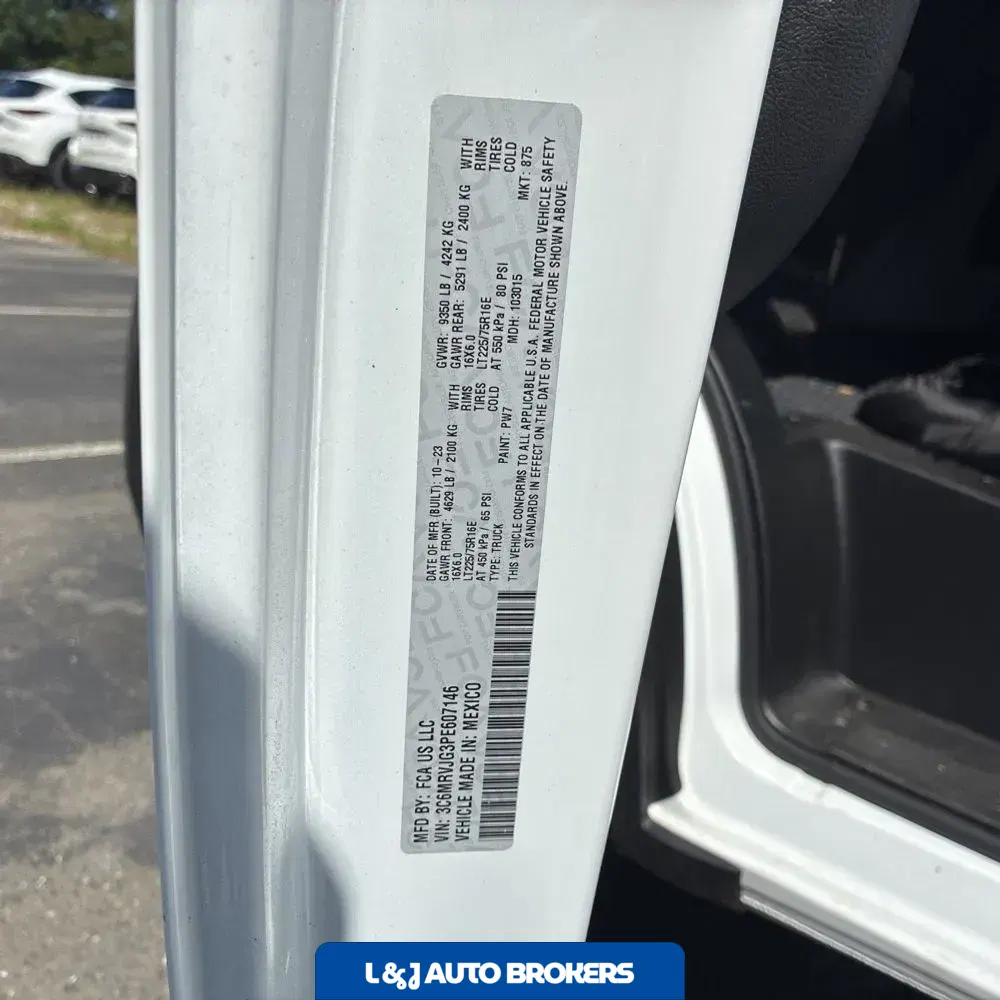 2023 Ram ProMaster 3500 159 WB