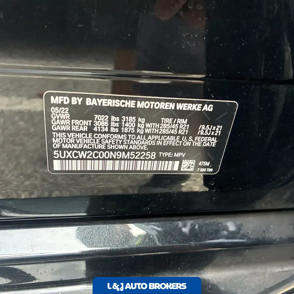 2022 BMW X7 XDrive40i