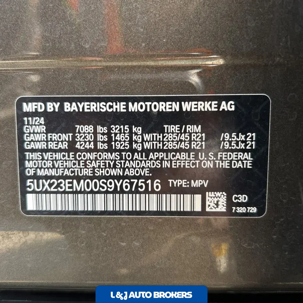 2025 BMW X7 XDrive40i 4D SUV