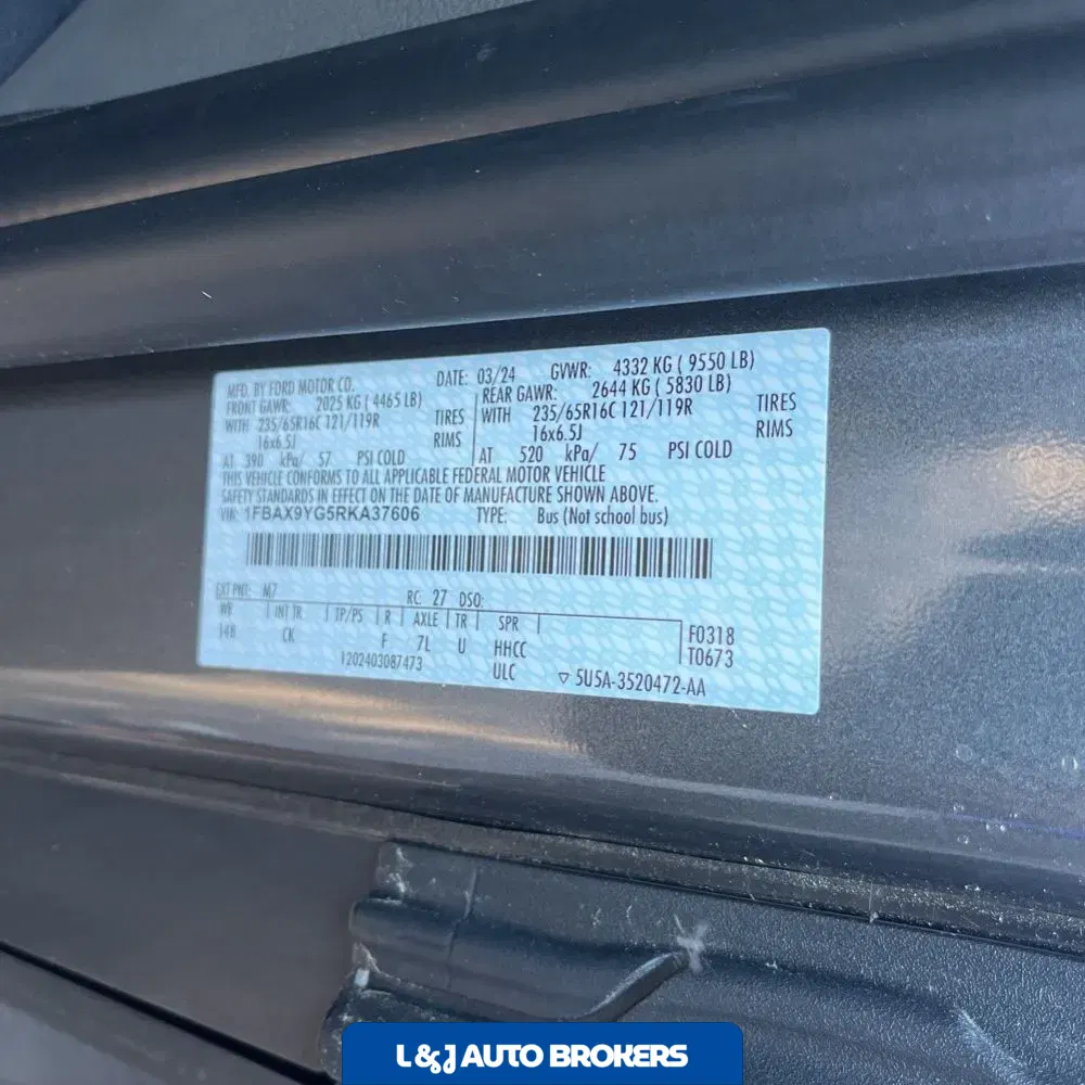 2024 Ford Transit 350 XLT