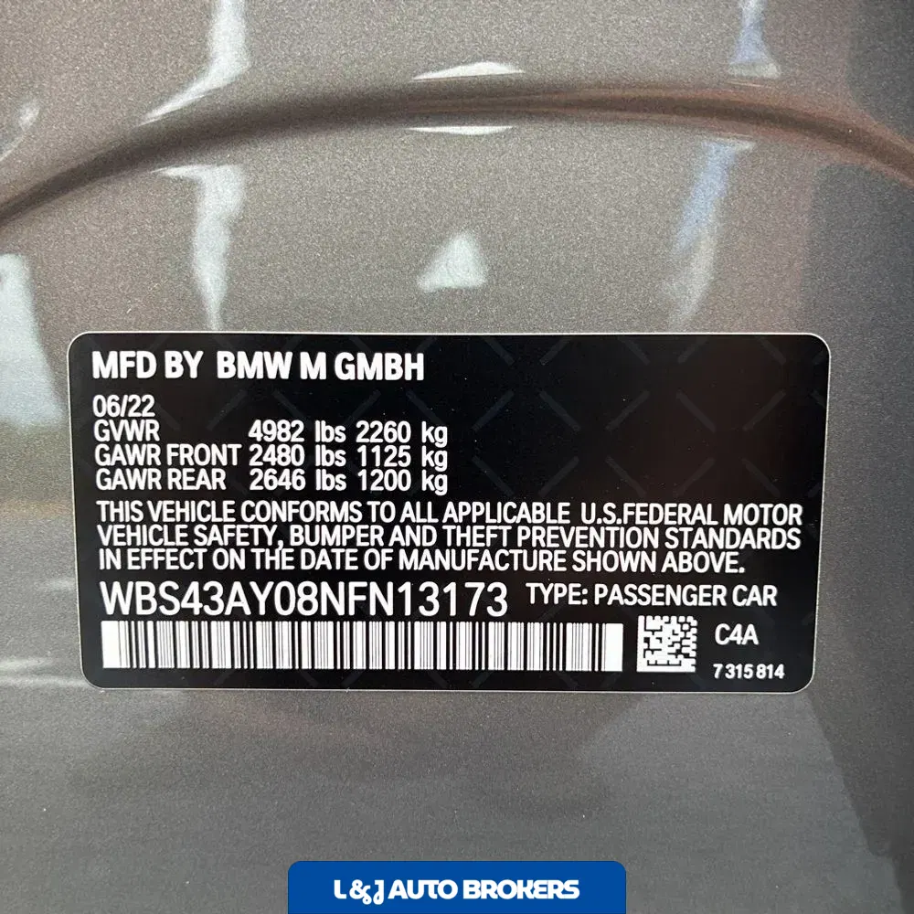 2022 BMW M3 Competition xDrive