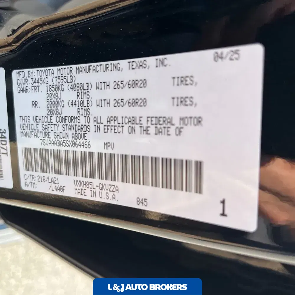 2025 Toyota Sequoia Platinum