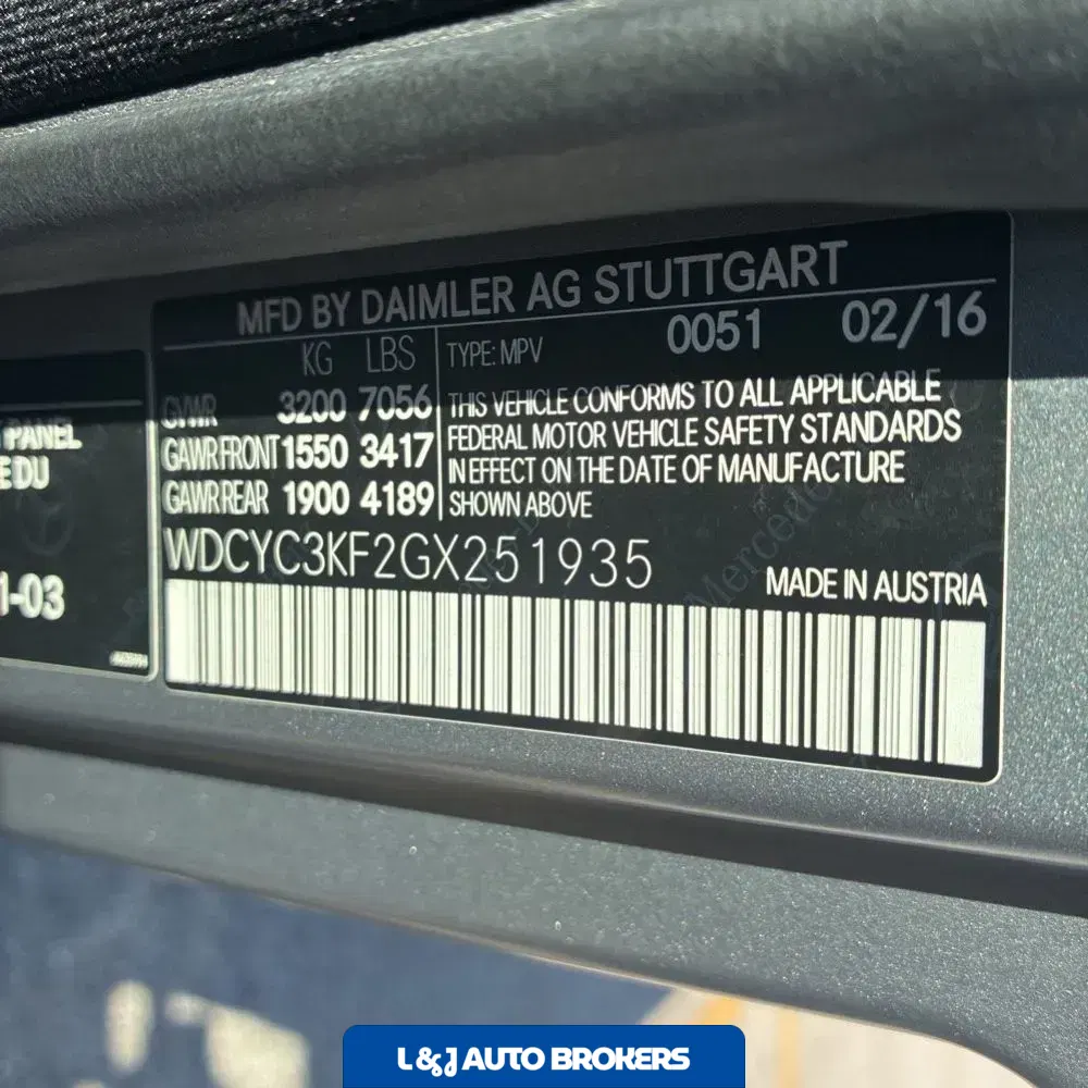 2016 Mercedes-Benz G-Class G 550