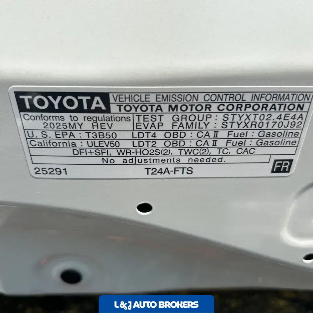 2025 Toyota Land Cruiser Base