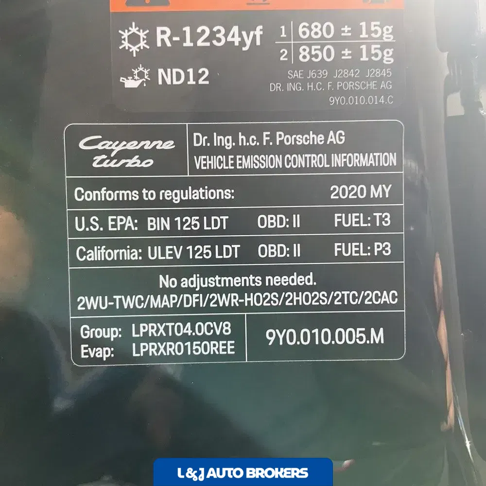 2020 Porsche Cayenne Turbo