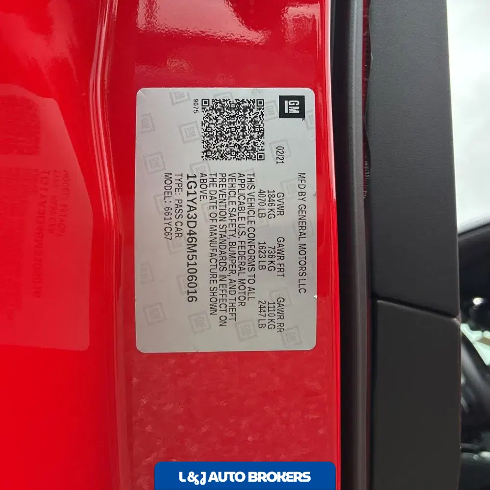 2021 Chevrolet Corvette Stingray