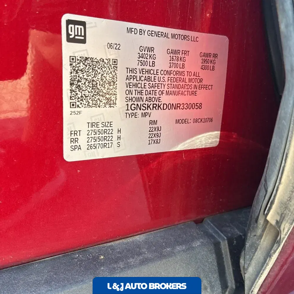 2022 Chevrolet Tahoe RST