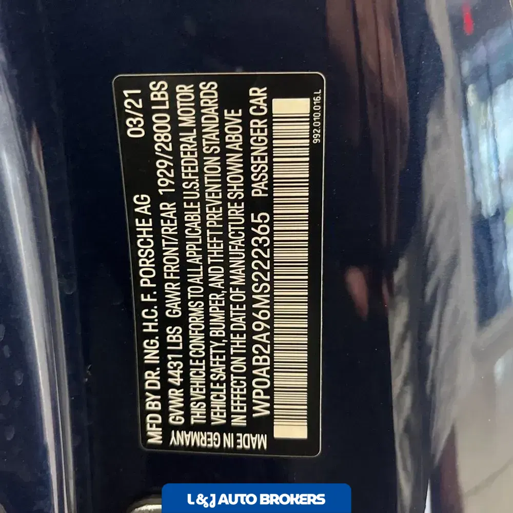 2021 Porsche 911 Carrera 4S