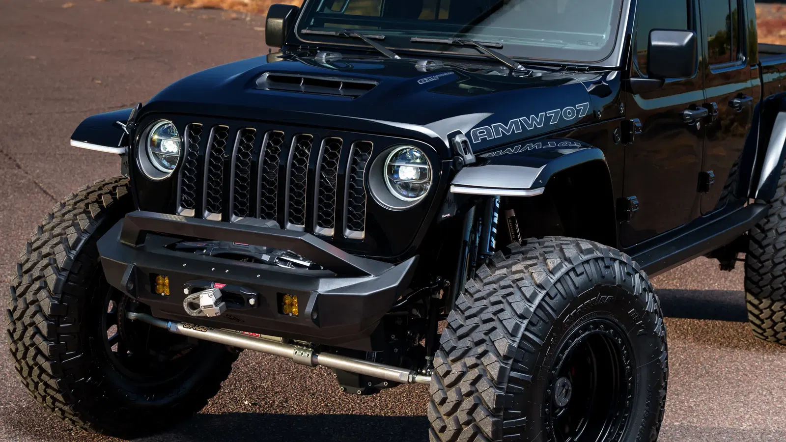 Hellcat-Powered 2022 Jeep Gladiator Rubicon by America’s Most Wanted 4×4