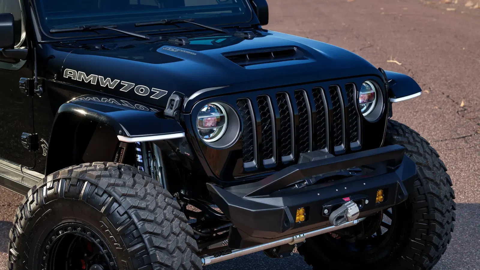 Hellcat-Powered 2022 Jeep Gladiator Rubicon by America’s Most Wanted 4×4