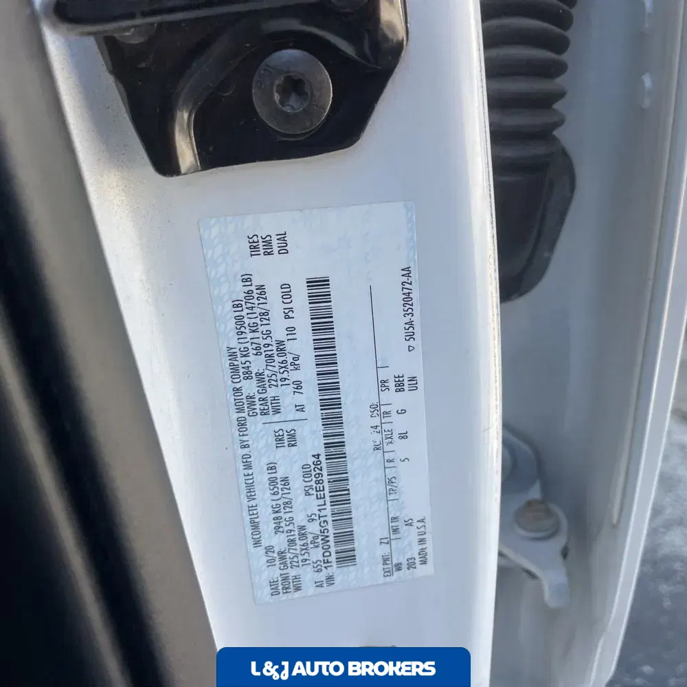 2020 Ford Commercial CA60-84 CREW CAB  4X2 6.7L