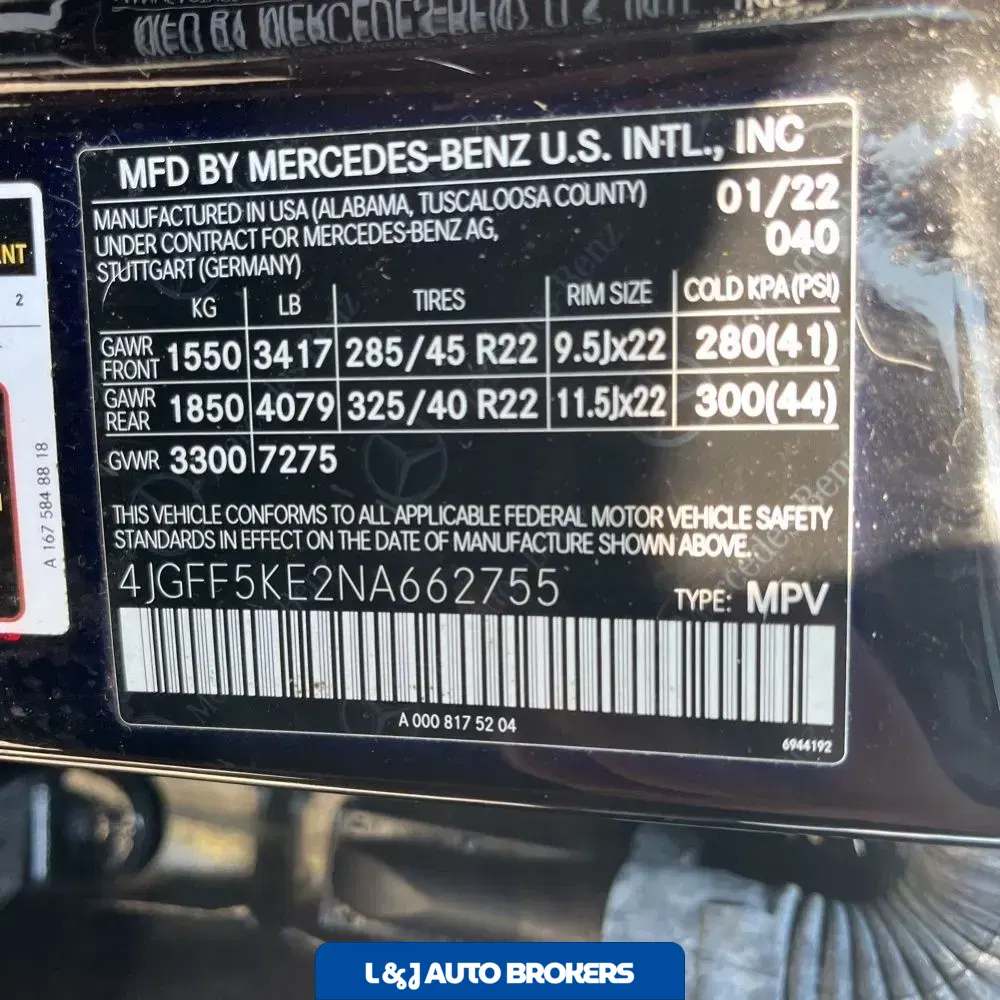 2022 Mercedes-Benz GLS GLS 450