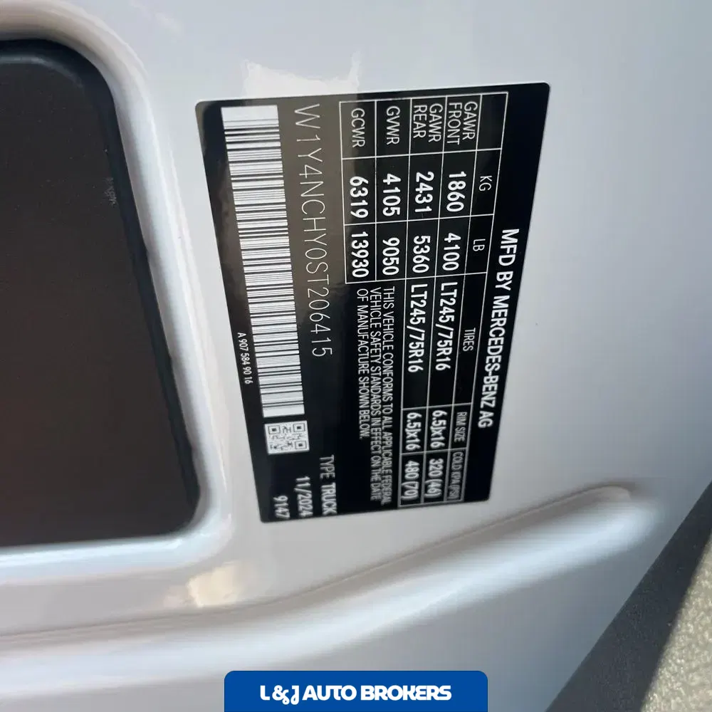 2025 Mercedes-Benz Sprinter 2500