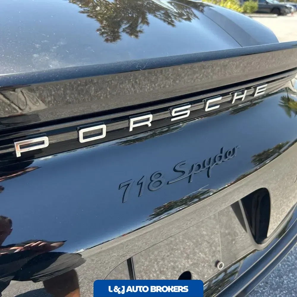 2022 Porsche 718 Boxster Spyder