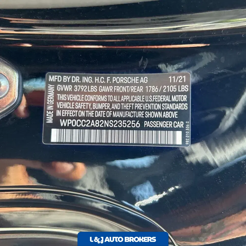 2022 Porsche 718 Boxster Spyder