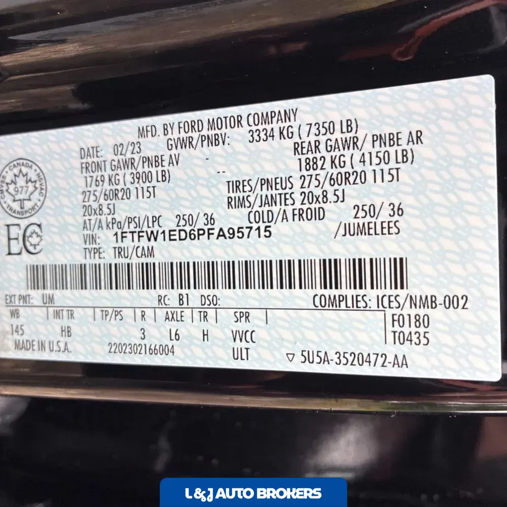 2023 Ford F150 Lariat